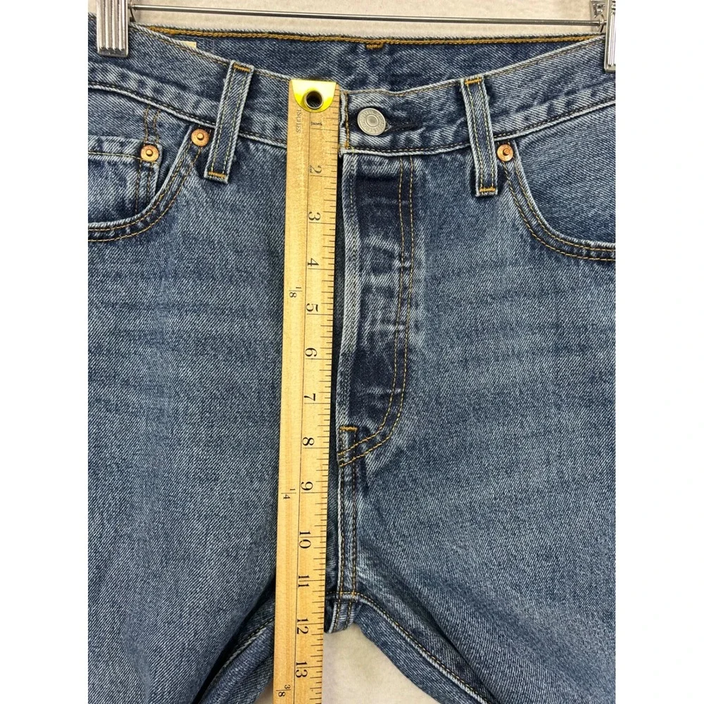 Classic Americana Levi's Premium Mens 29x28 Blue 501 Straight Leg Jeans 36200
